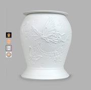 Porcelain Electric Wax Melt Burner - Silk Wings