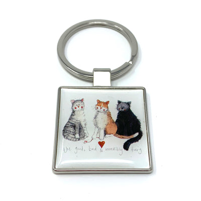 Alex Clark - The Good, The Bad & The Incredibly Furry Keyring