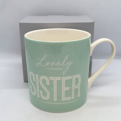 Mug - ‘Lovely Sister’ by Gisela Graham