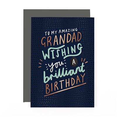 Amazing Grandad Birthday Card