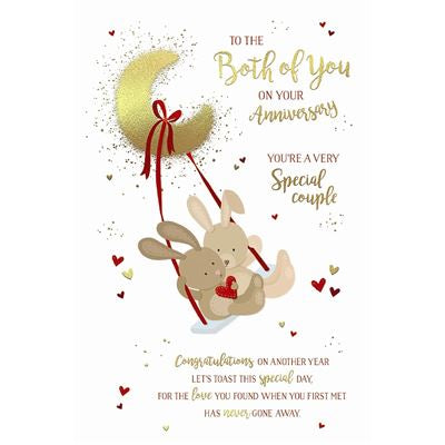 Both Of You Anniversary Card
