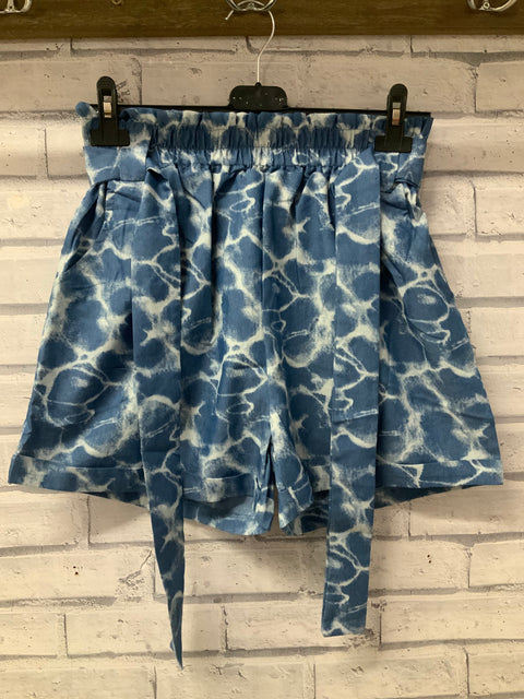 Shorts - Denim Blue Print