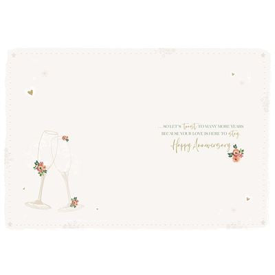 Anniversary Wishes to Both of You Card