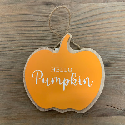 Pumpkin Hanging Decoration - Hello Pumpkin