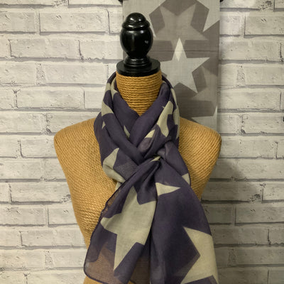 Scarf - Large Star Print in 2 Colours