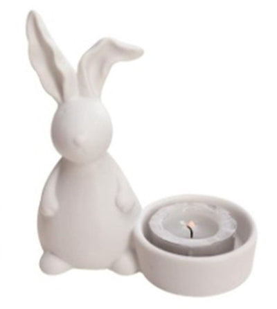Porcelain Rabbit T-Light Holder