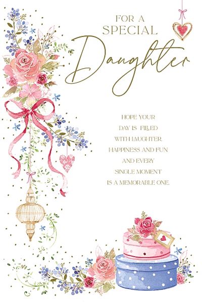 Special Daughter Birthday Card