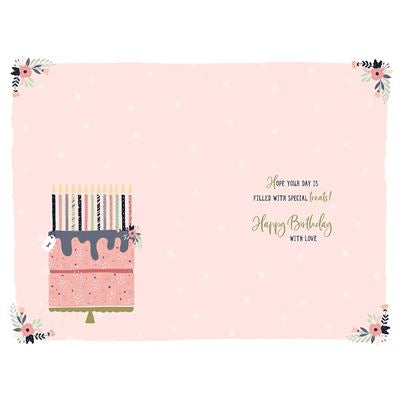 Daughter In Law Birthday Cake Card