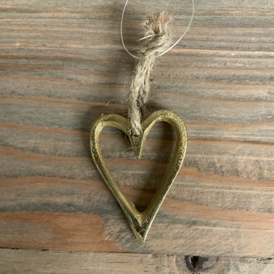 Small Hanging Cut Out Heart