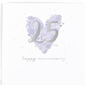 25th Anniversary Card