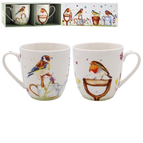 Garden Birds - Set of 2 Boxed Mugs