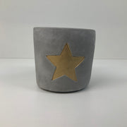 Cement Cut Out Star T-Light Holder in 2 Sizes