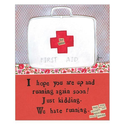 'First Aid' Get Well Card