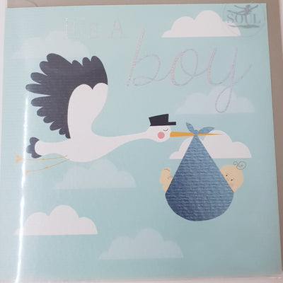 'It's A Boy' Greetings Card