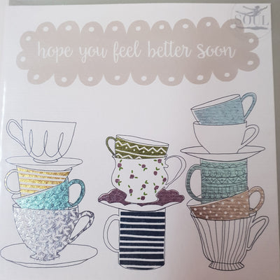 'Hope You Feel Better Soon' Greetings Card