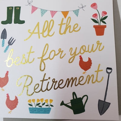 'All The Best Retirement' Greetings Card