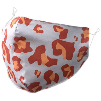 Face Mask with Filter Space & Pouch - Animal Print