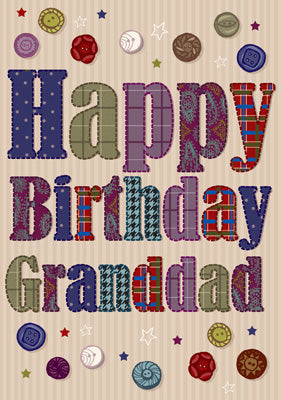 Happy Birthday Grandad Greetings Card
