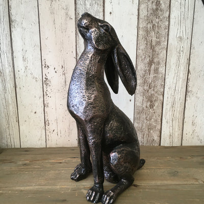 Bronze Coloured Large Moongazing Hare