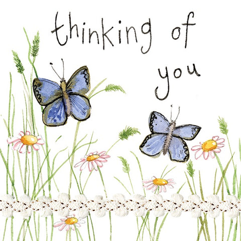 Alex Clark - Butterfly Thinking Of You Card