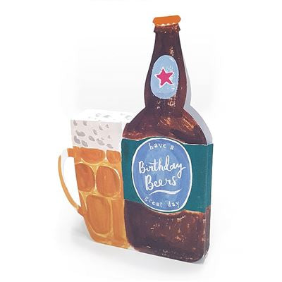 3D Birthday Beers Card