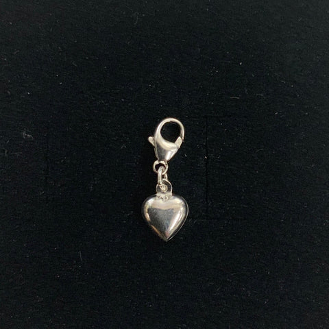 Sterling Silver Charm - Puffed Heart