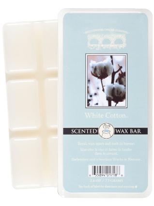 Scented Wax Bar - White Cotton