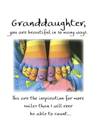 ‘Granddaughter, You Are So Beautiful’ Card