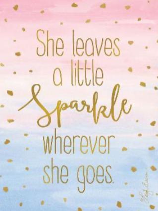 Scented Sachet - She Leaves A Little Sparkle