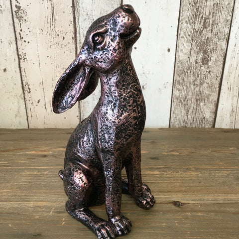 Bronze Coloured Medium Moongazing Hare