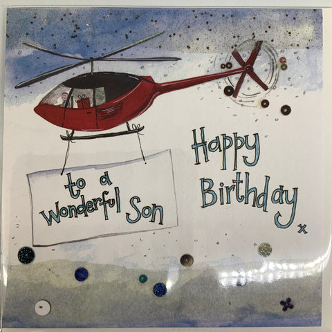 Alex Clark - Happy Birthday Wonderful Son Card