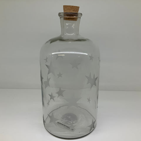 Retreat - Large Slim Neck Glass Jar Star