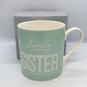 Mug - ‘Lovely Sister’ by Gisela Graham