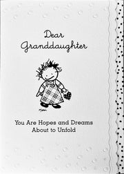 Dear Granddaughter Sentiment Card