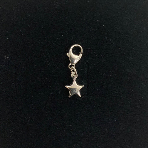 Sterling Silver Charm - Puffed Star