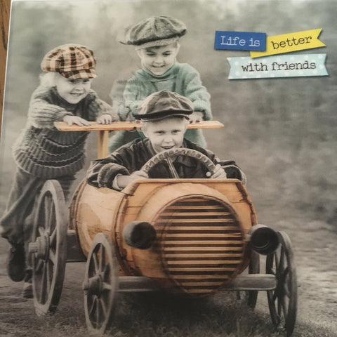 ‘Life Is Better With Friends’ 3D Greetings Card