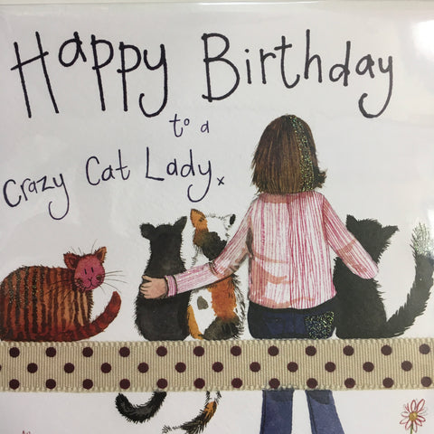 Card - Crazy Cat Lady Birthday