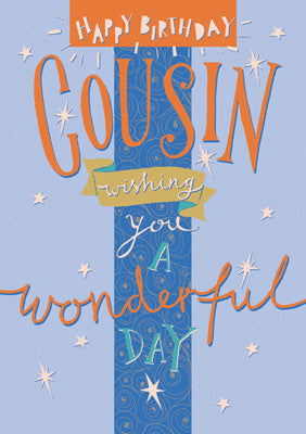 Happy Birthday Cousin Greetings Card