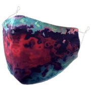 Face Mask with Filter Space & Pouch - Tie Dye Print