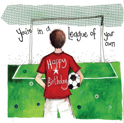 Alex Clark - Footballer Birthday Card