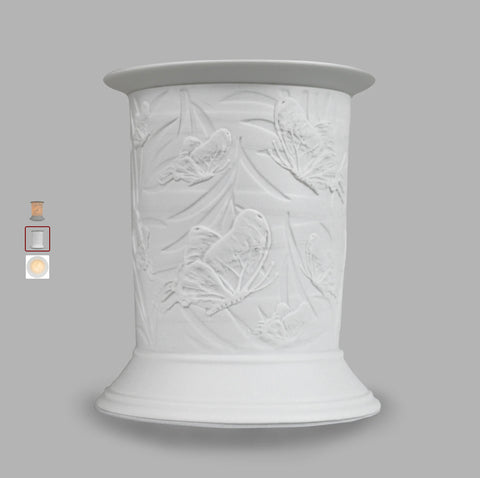 Porcelain Straight Electric Wax Burner - Butterfly