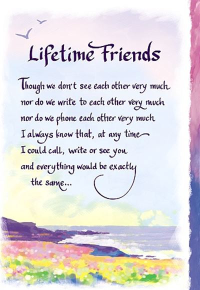 Lifetime Friends Card