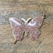 Hanging Decoration - Pink Floral Butterfly