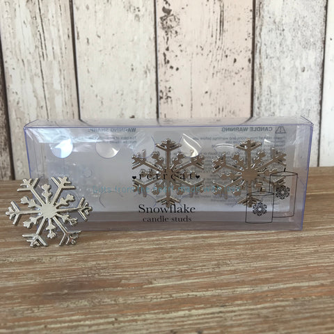Retreat Snowflake Candle Pins In Set Of 3