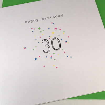Happy Birthday 30 Card