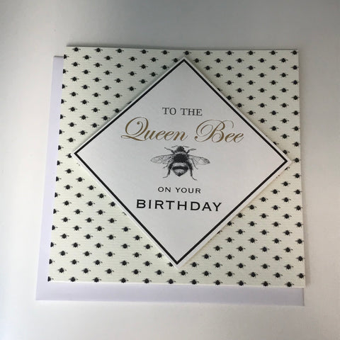 Queen Bee Birthday Card